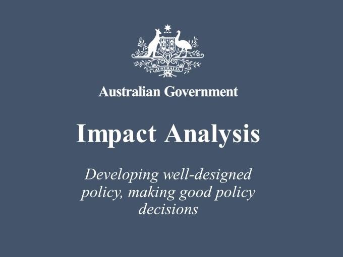 Policy impact analysis for New Policy Proposals and Submissions